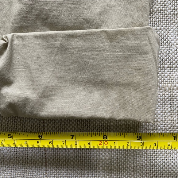 Iyla Beige Converter Cotton Pull On Weekender Casual Vacation Pants- Sz-2X - Picture 16 of 16